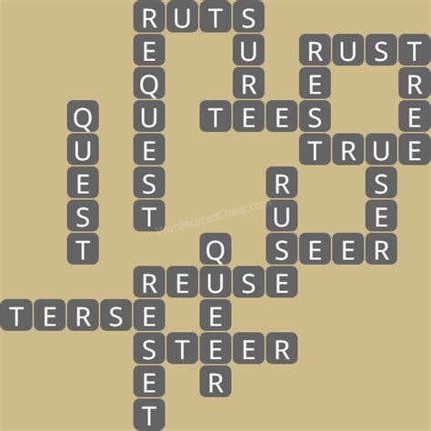 Wordscapes Level 1212 [Answers, Cheats and Solutions].